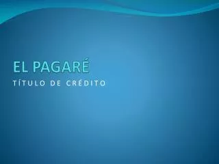 el pagar