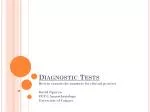 Diagnostic Tests - slide 1