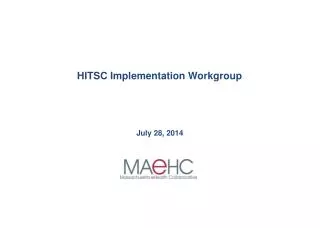 HITSC Implementation Workgroup
