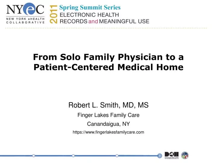 from solo family physician to a patient centered medical home