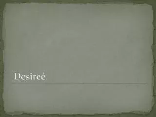 desire