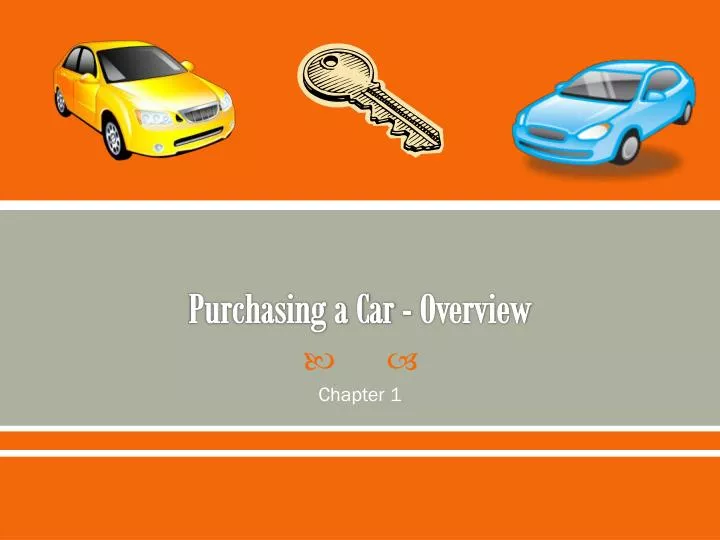 purchasing a car overview