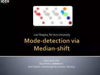 Mode-detection via Median-shift