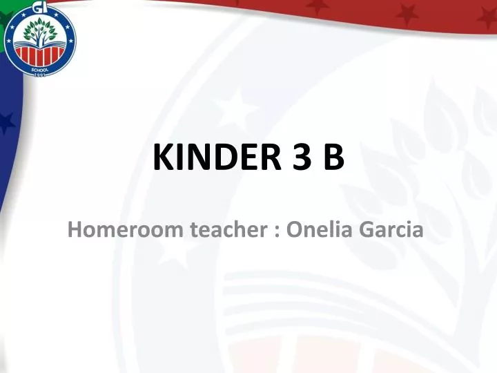 kinder 3 b
