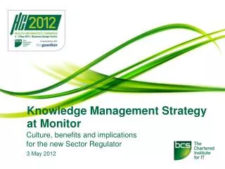 Knowledge Management Strategy at Monitor