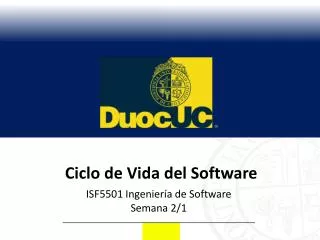 ciclo de vida del software