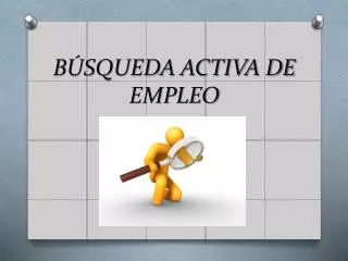 b squeda activa de empleo