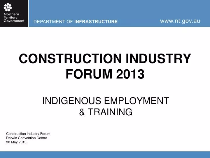 construction industry forum 2013