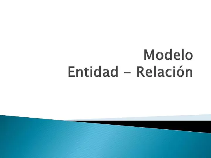 modelo entidad relaci n