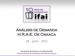 an lisis de demanda h r a e de oaxaca