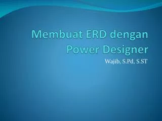membuat erd dengan power designer