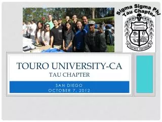 Touro University- Ca Tau Chapter
