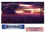 RISIKO - slide 1