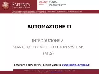 automazione ii
