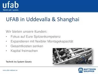 ufab in uddevalla shanghai