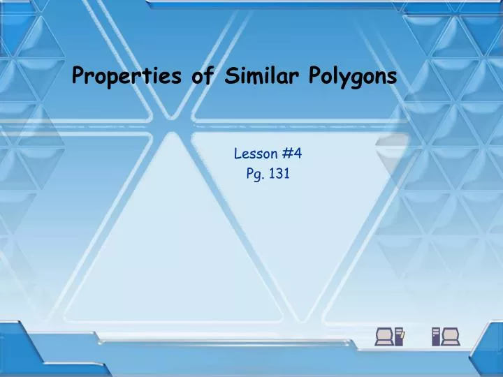 properties of similar polygons