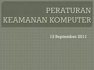 peraturan keamanan komputer