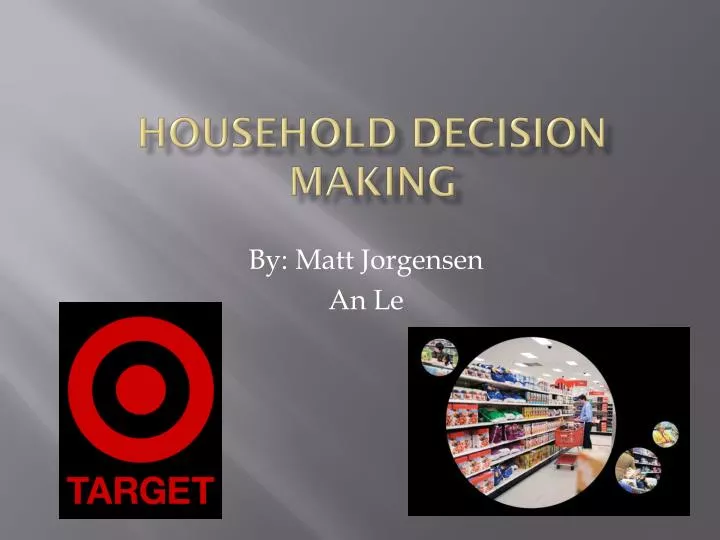 household decision making