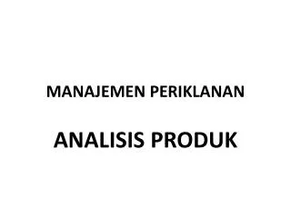 manajemen periklanan
