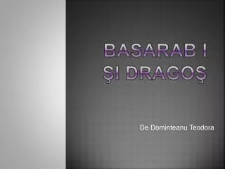 basarab i i drago