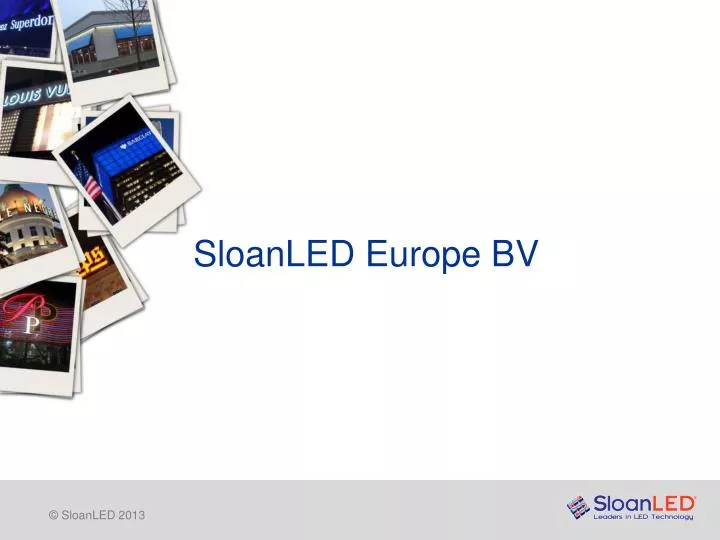 sloanled europe bv