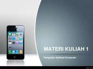 materi kuliah 1