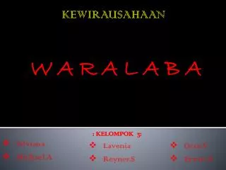 kewirausahaan