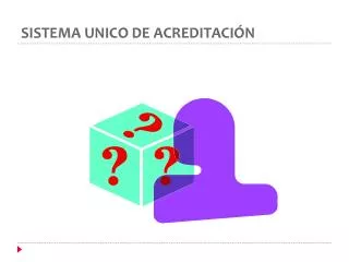 sistema unico de acreditaci n