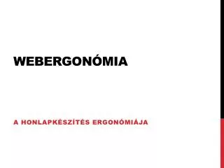 webergon mia