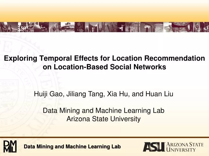 exploring temporal effects for location recommendation on location based social networks