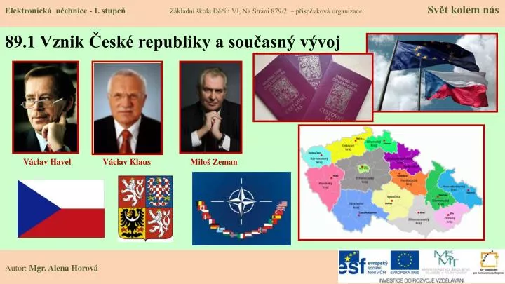 89 1 vznik esk republiky a sou asn v voj