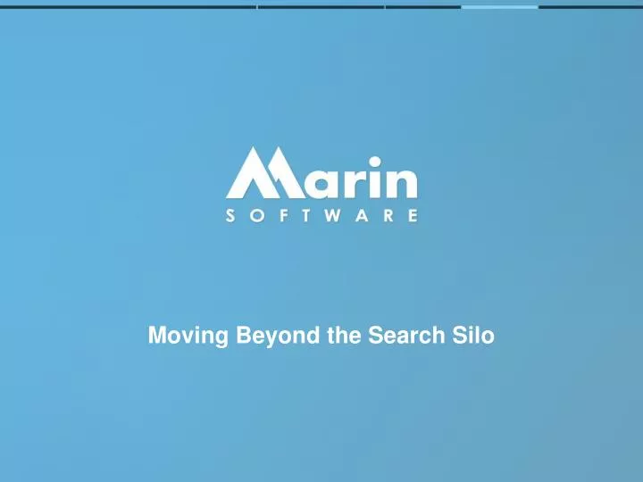 moving beyond the search silo