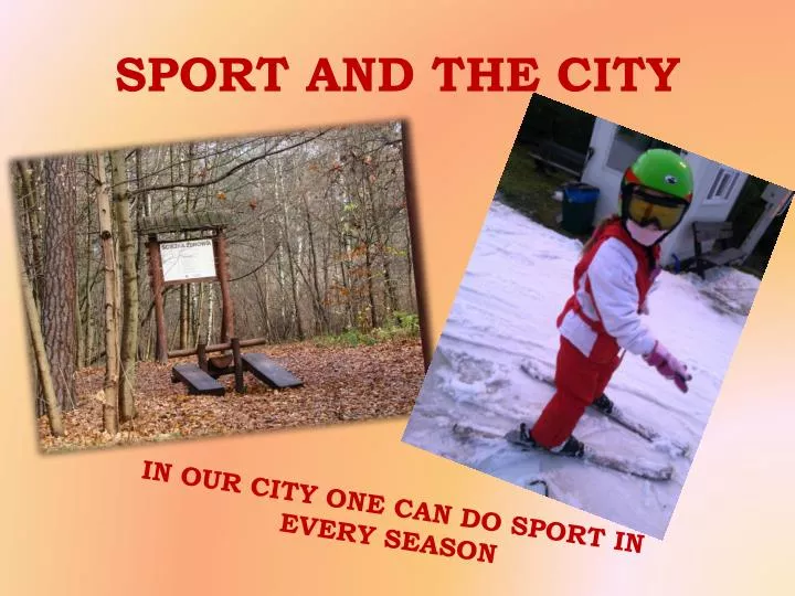 sport and the city