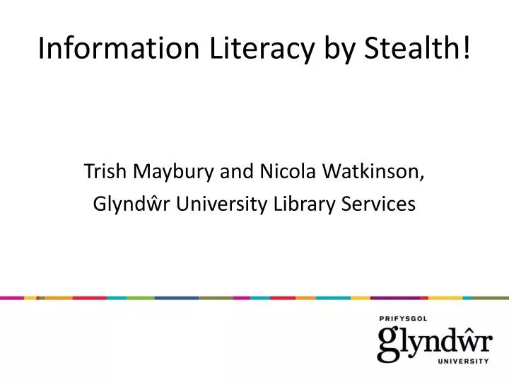 information literacy by stealth
