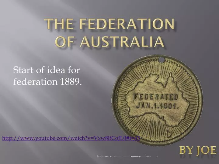 the federation of australia