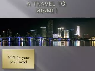 a travel to miami