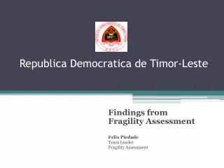 Republica Democratica de Timor-Leste