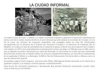 la ciudad informal