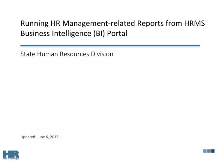 running hr management related reports from hrms business intelligence bi portal