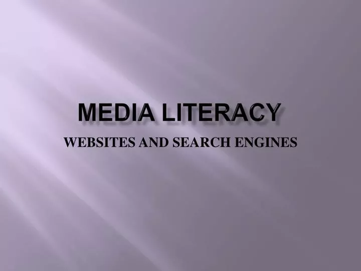 media literacy