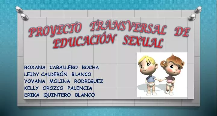 proyecto transversal de educaci n sexual