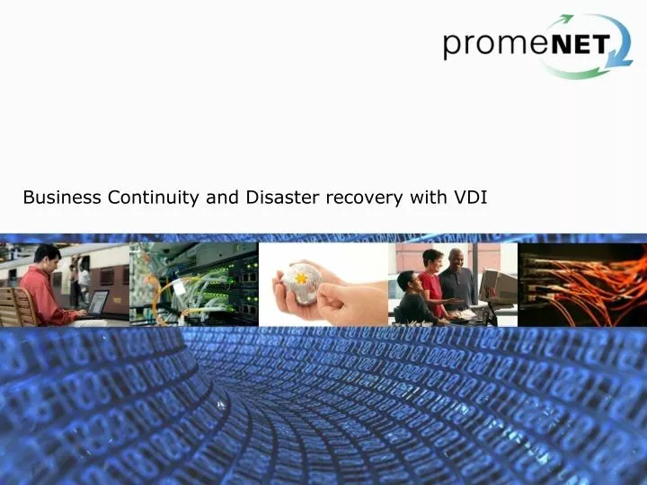 business continuity and disaster recovery with vdi