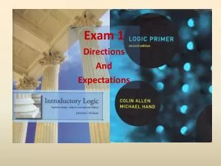 Exam 1 Directions And Expectations