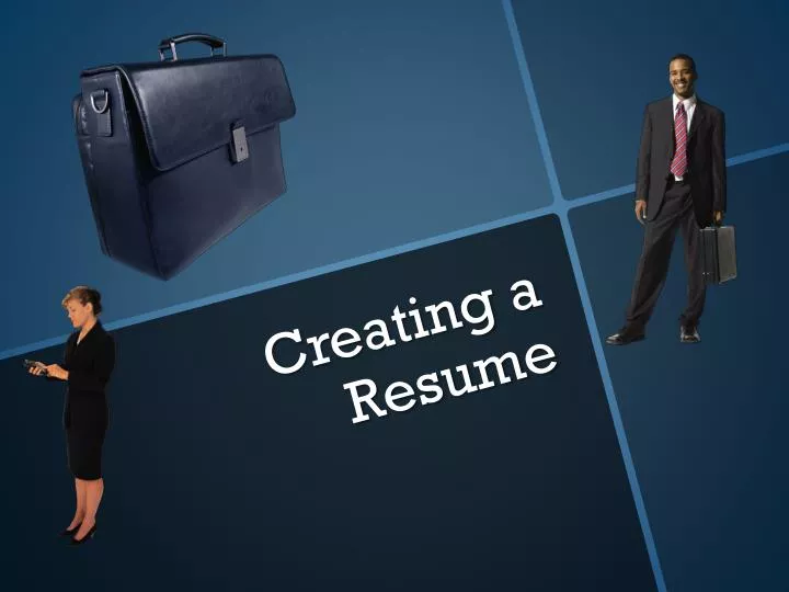 creating a resume