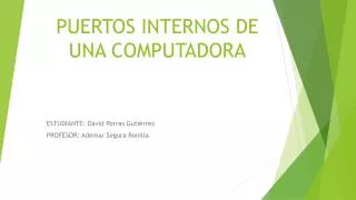 puertos internos de una computadora