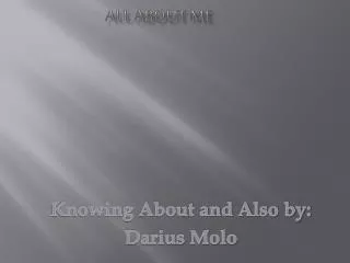 all about me