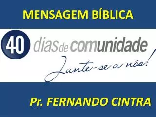 mensagem b blica