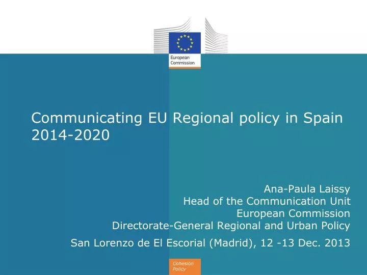communicating eu regional policy in spain 2014 2020