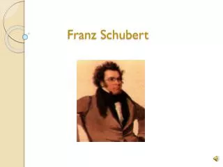franz schubert