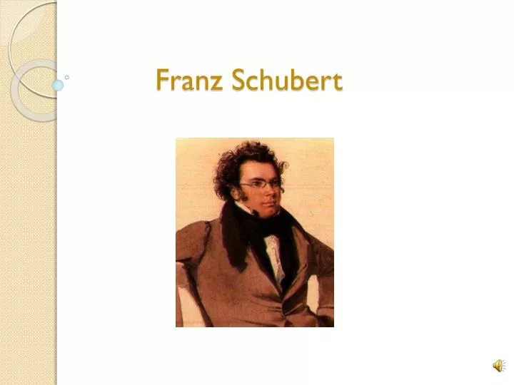 franz schubert